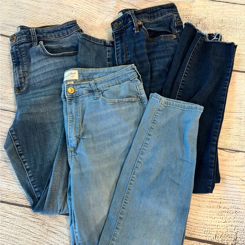 Universal Thread High Rise Skinny Jeans Size 12 Bundle